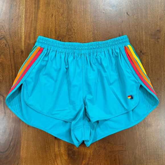 Aviator Nation Pants - Aviator Nation Women’s 5 Stripe Flex Board Shorts Unlined Summer Preppy Size XL